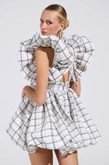 THAT GIRL TWEED MINI DRESS