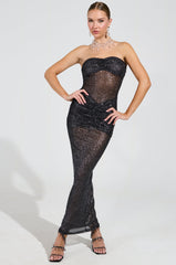 GONE VIRAL SHEER MAXI DRESS