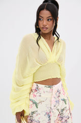 DIVINE RIGHT LONG SLEEVE BLOUSE TOP