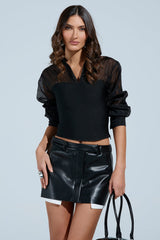 THE PERFECT FIT CORSETTED BLOUSE