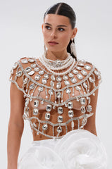 RUBY QUEEN RHINESTONE BLOUSE