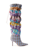 AZALEA WANG ELODIE PINK MULTI BOXER BOOT