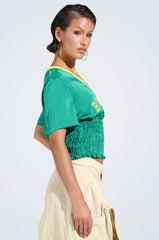 BRASIL RUCHED JERSEY