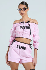 GTFOH OFF THE SHOULDER TOP