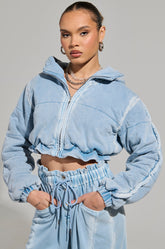 HONEY HONEY FRENCH TERRY BOMBER