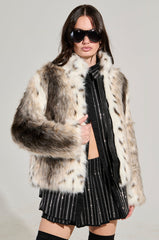 ELSIE FAUX FUR BOMBER