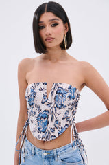 SEASONAL AWAKENING BROCADE CORSET