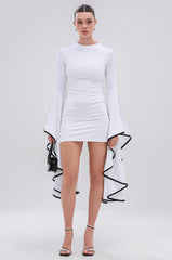 TRACY DRAMATIC SLEEVE MINI DRESS