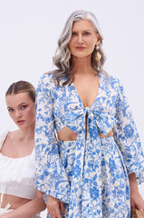 DOLLED UP TIE FRONT TOP