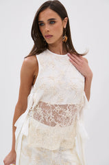 LANA FLORAL LACE BLOUSE