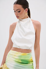 GOING NO WHERE HALTER BLOUSE