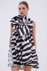 WILD THING BOW FRONT MINI DRESS