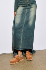 AZALEA WANG SIMAH CHESTNUT SLIPPER CLOG