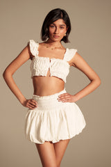 LUCKY YOU EYELET BRALETTE