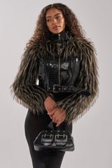 LIGHT IT UP FUR TRIM MOTO