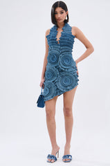 ONE OF ONE DENIM MINI DRESS
