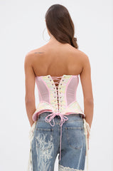 GOING PLACES CORSET WITH TWEED