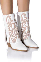 AZALEA WANG ESPERANZA WESTERN BOOTIE IN TAN