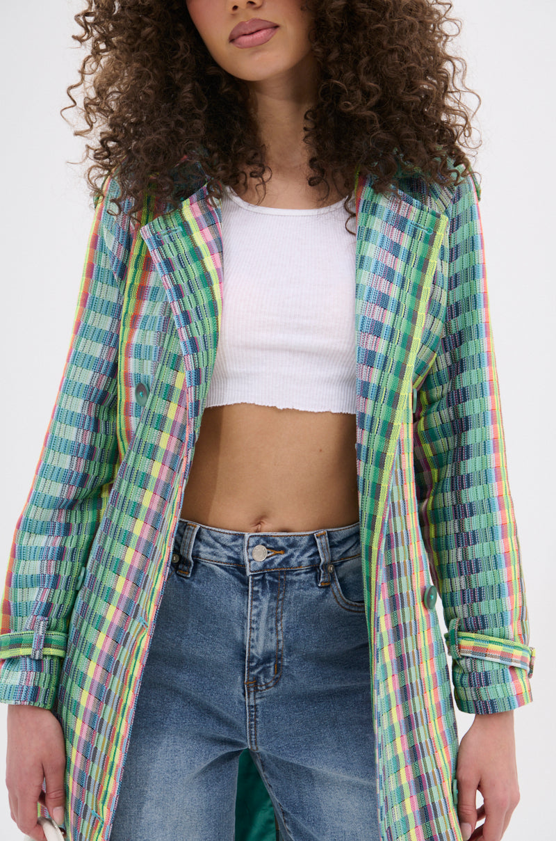 STOP AND SMELL THE ROSES TRENCH