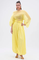 FEELING WILD SATIN CROP TOP