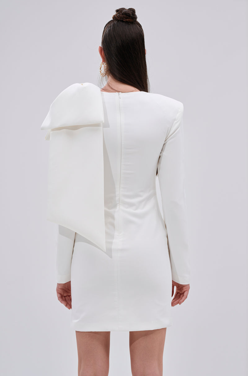 PUT A BOW ON IT MINI DRESS