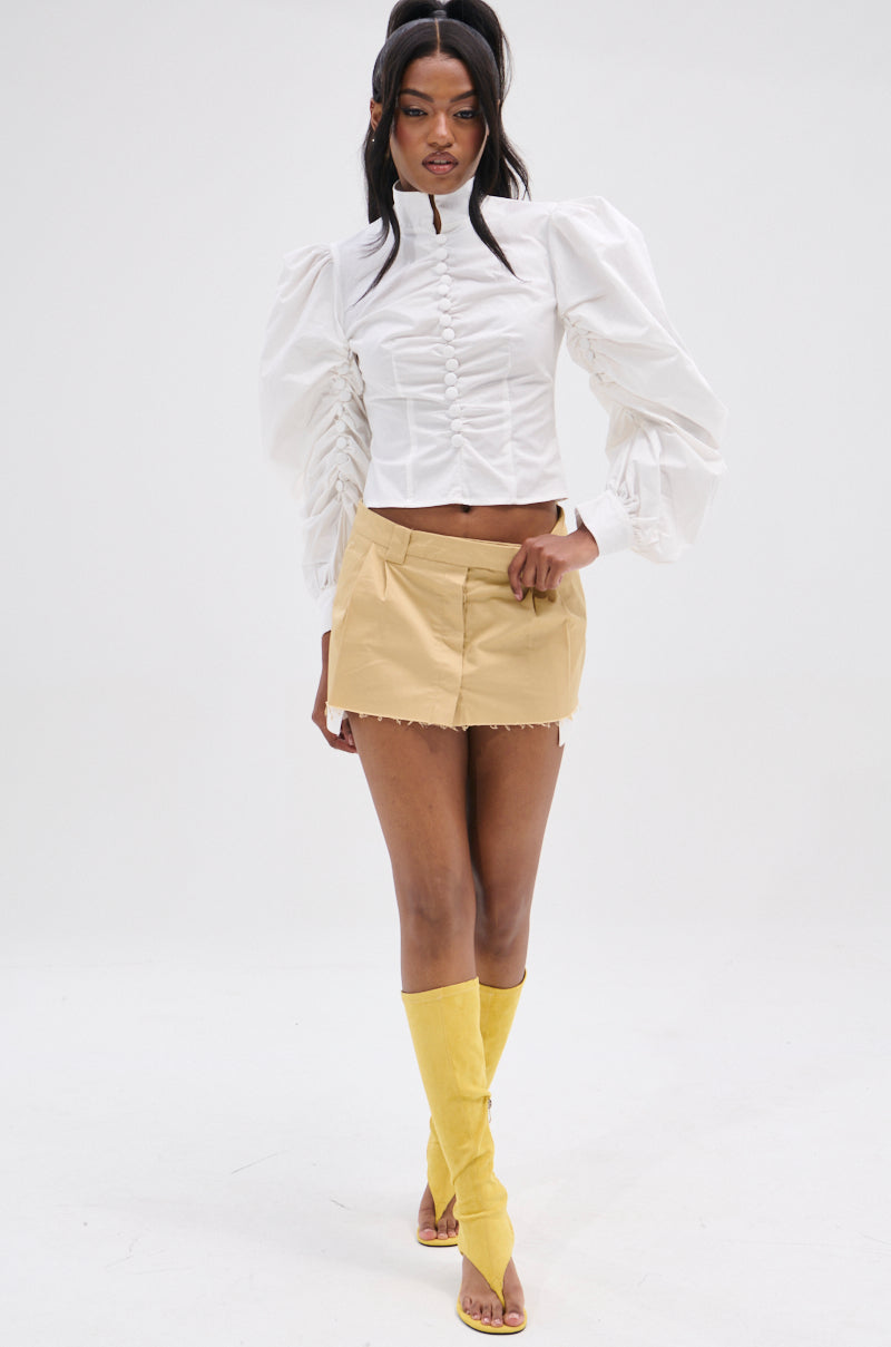 GIVE ME LOVE WHITE BLOUSE