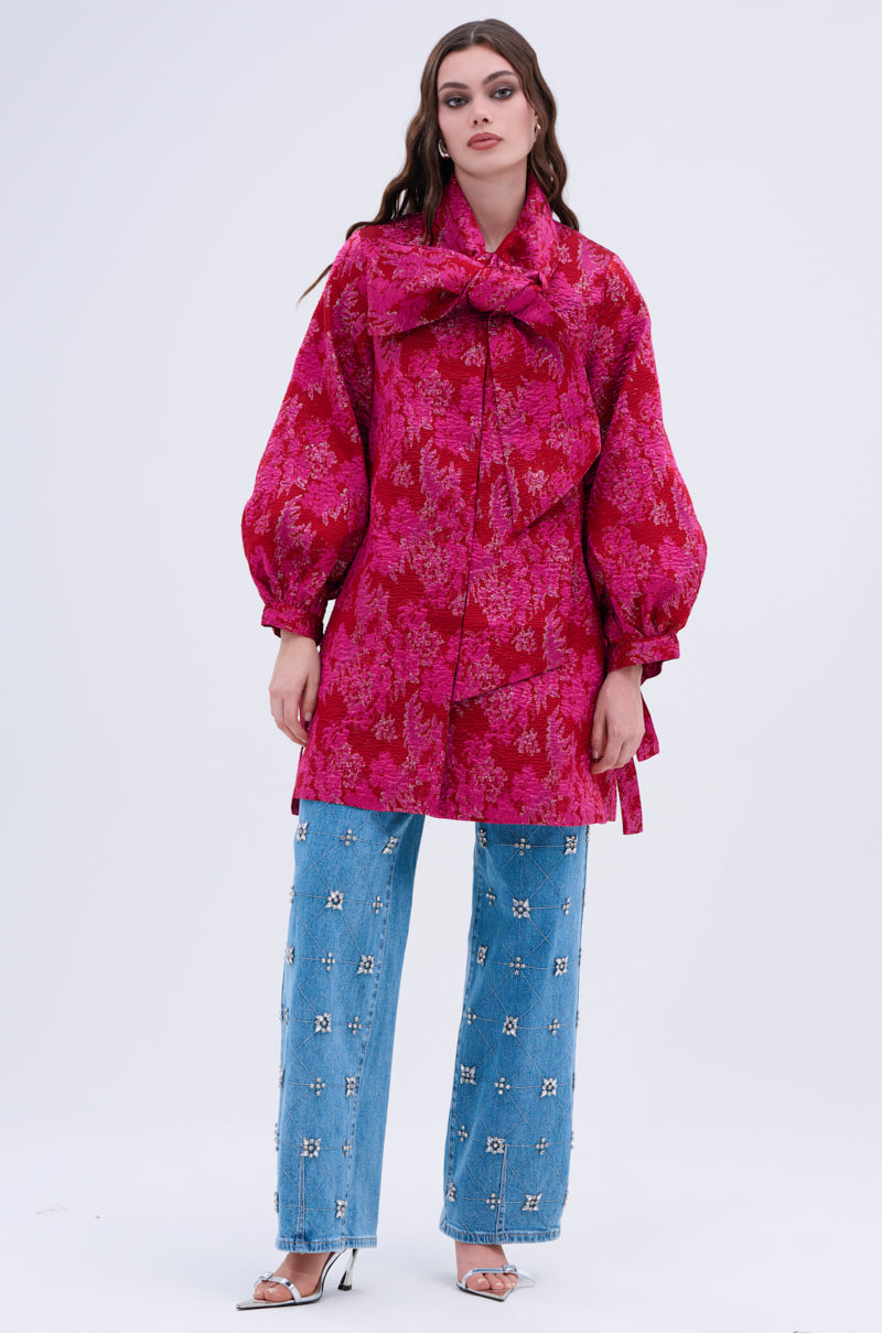 AMALIA TIE NECK TRENCH