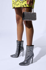 AZALEA WANG BRAULIO BLACK STILETTO BOOTIE