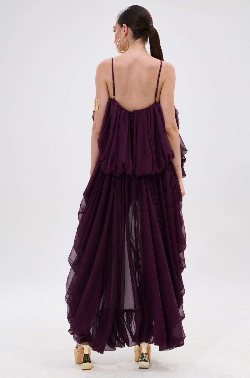 ROYAL HIGH LOW BLOUSE TOP