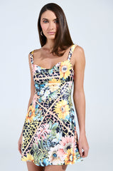 FREE SPIRIT SATIN MINI DRESS