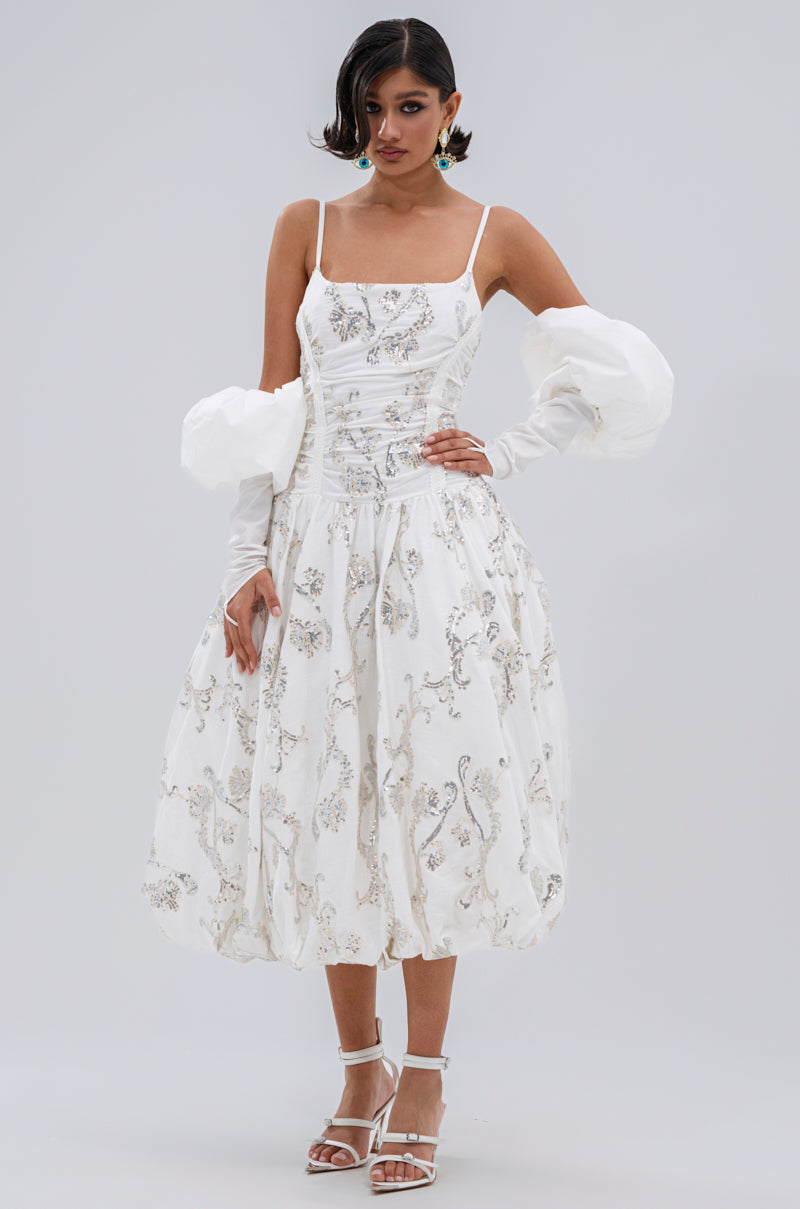 BEST DRESSED PRINTED MIDI DRESS