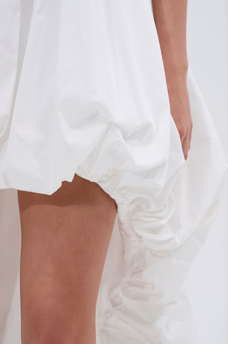 I CAN GET MY OWN FLOWERS HI LOW BUBBLE DRESS