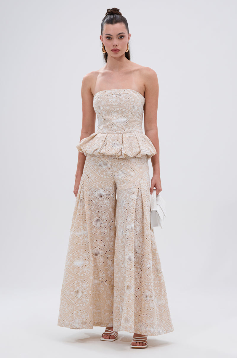 SUMMER TIME BLISS EYELET CORSET