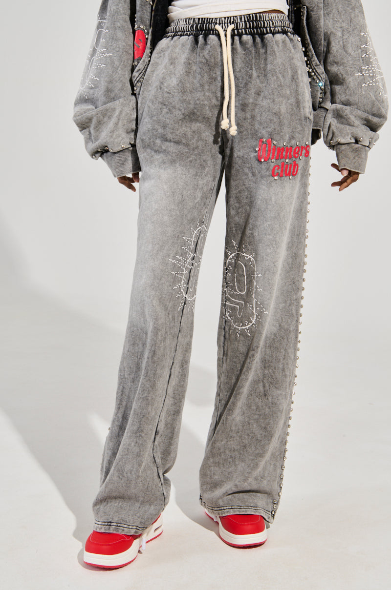 WINNERS CLUB WIDE LEG JOGGER