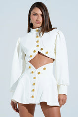 THINK ABOUT ME BLOUSE IN WHITE