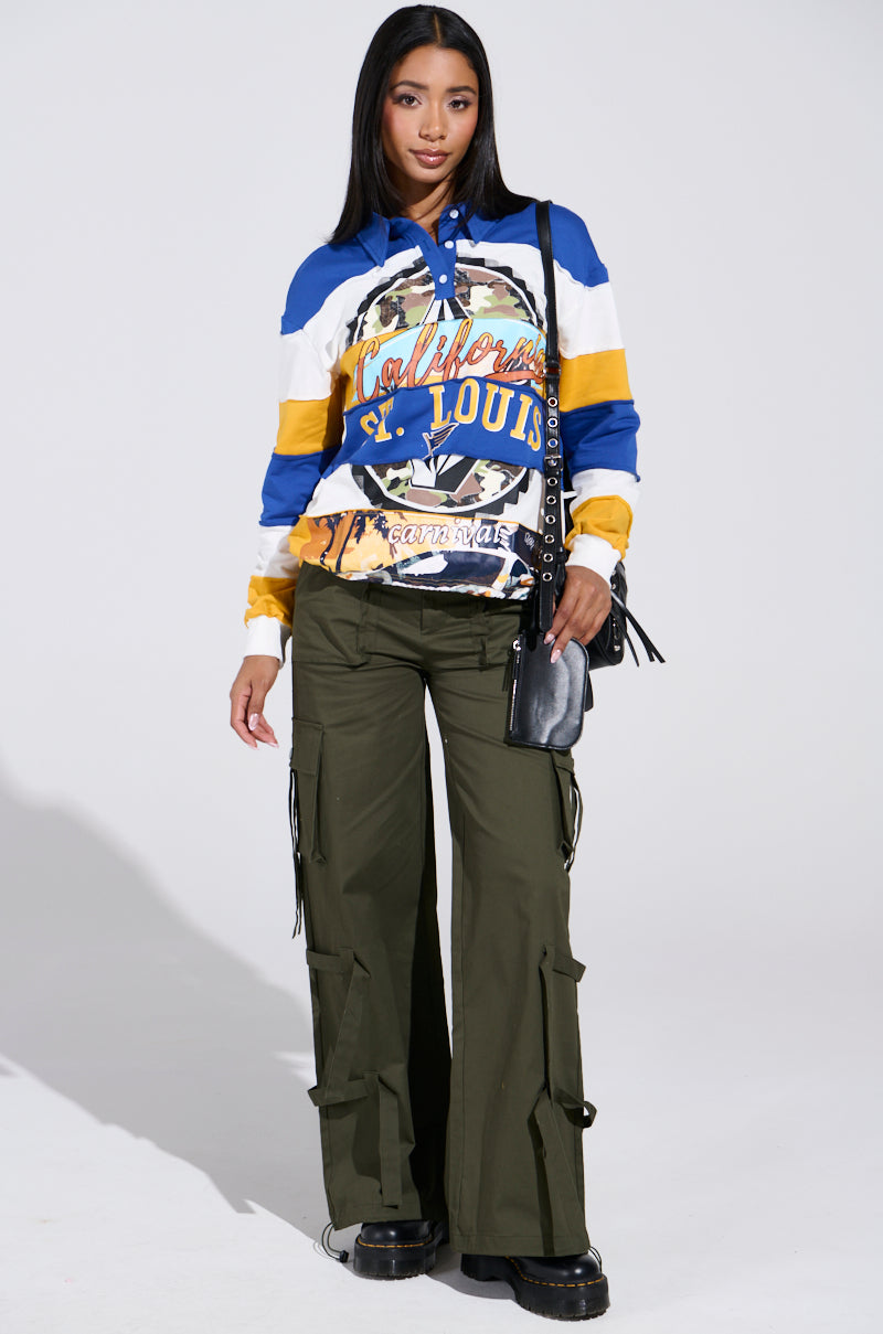 ALL OVER THE PLACE POLO