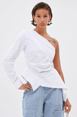 ASSIA ONE SHOULDER BLOUSE