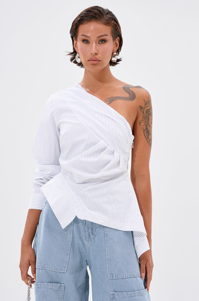 ASSIA ONE SHOULDER BLOUSE