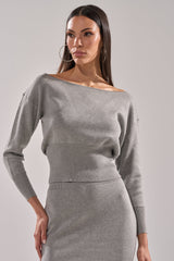 LEXI OFF THE SHOULDER SWEATER