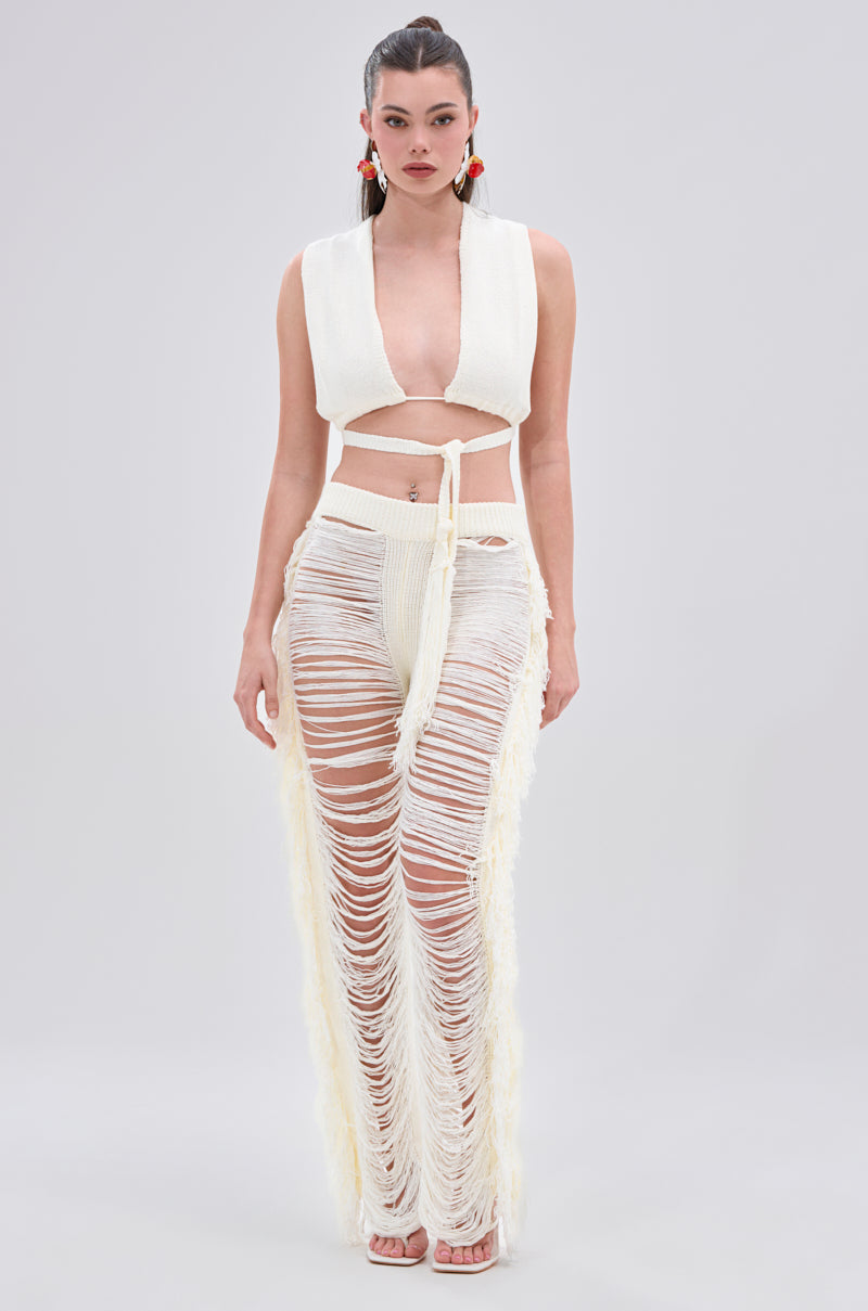 BEST DRESSED FRINGE BRALETTE AND LEGGING