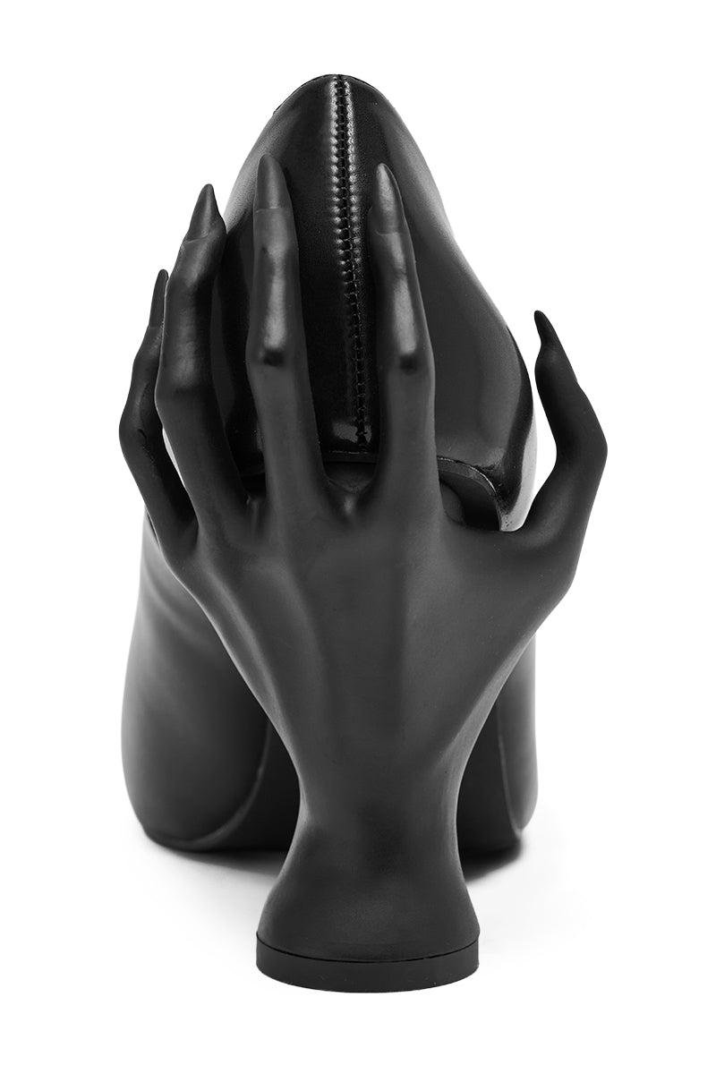 AZALEA WANG HASSAN BLACK HAND HEEL