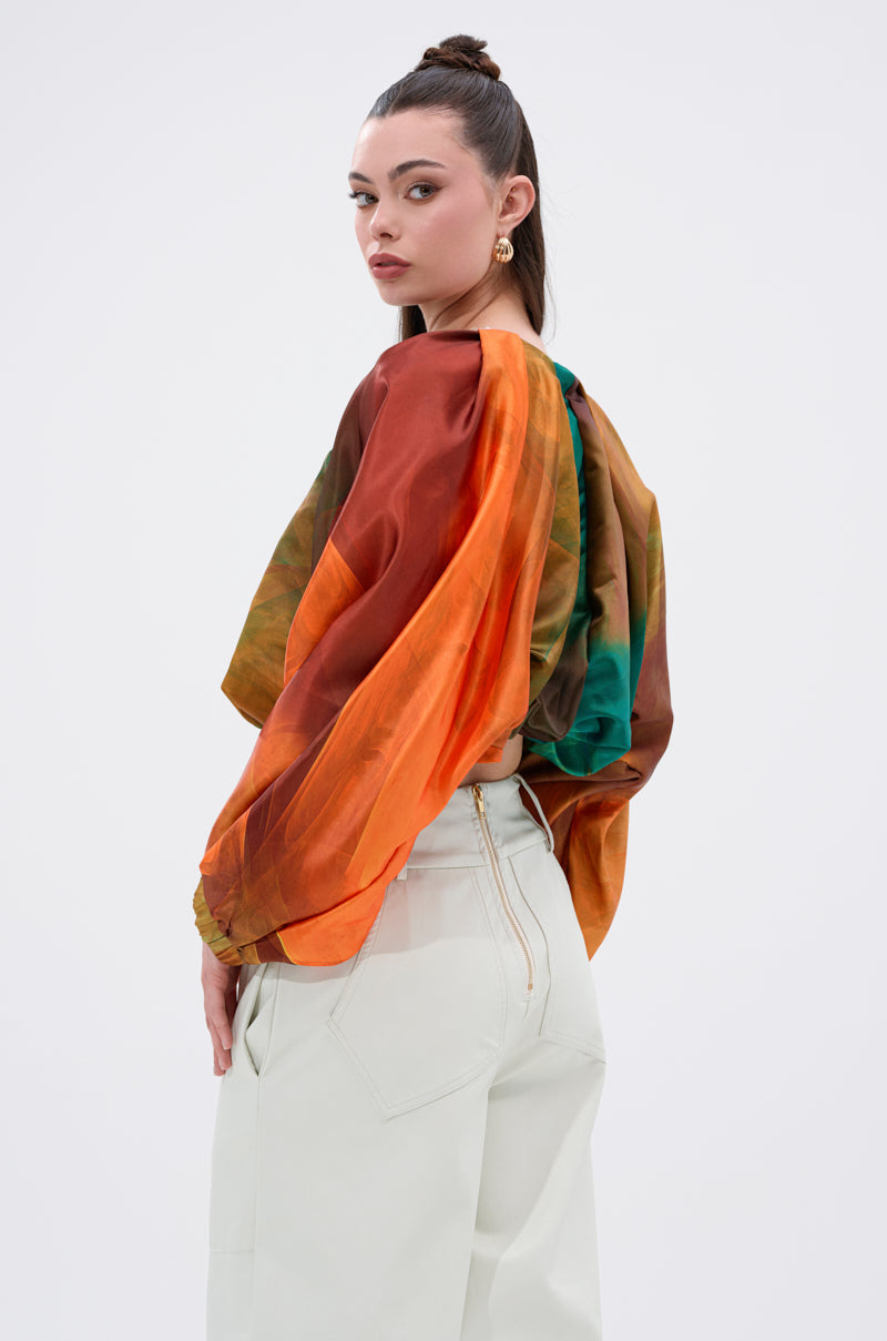 TIFFANY OMBRE BLOUSE