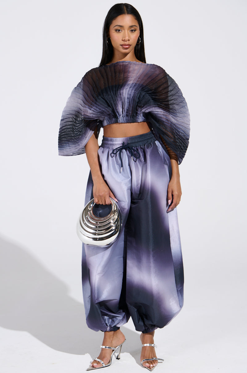 FORGET ABOUT IT OMBRE BLOUSE