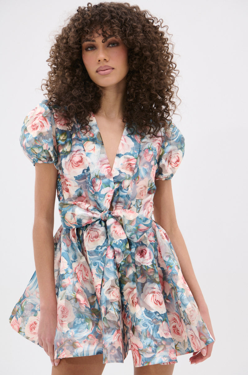 FLORALS IN SPRING? MINI DRESS