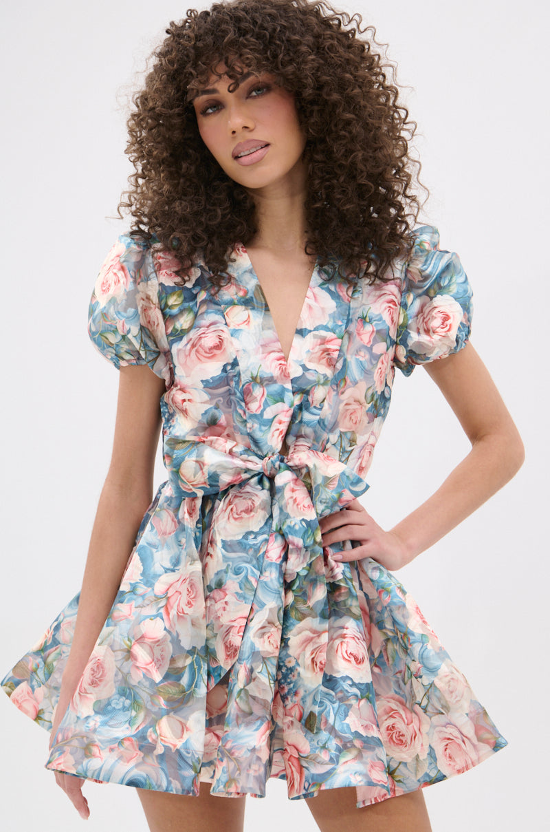 FLORALS IN SPRING? MINI DRESS