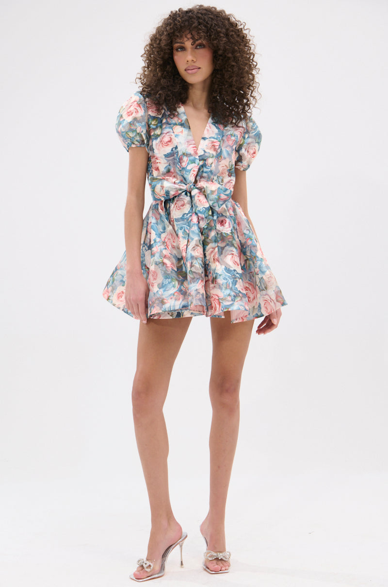 FLORALS IN SPRING? MINI DRESS