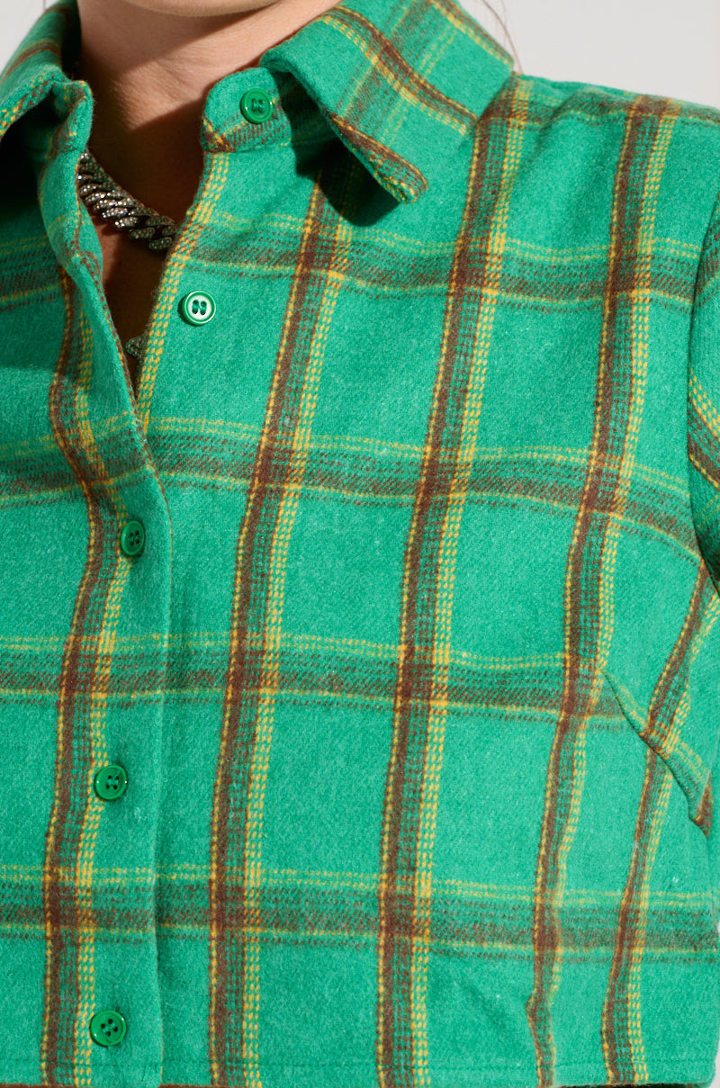 LUCKY GIRL BUTTON DOWN SHIRT