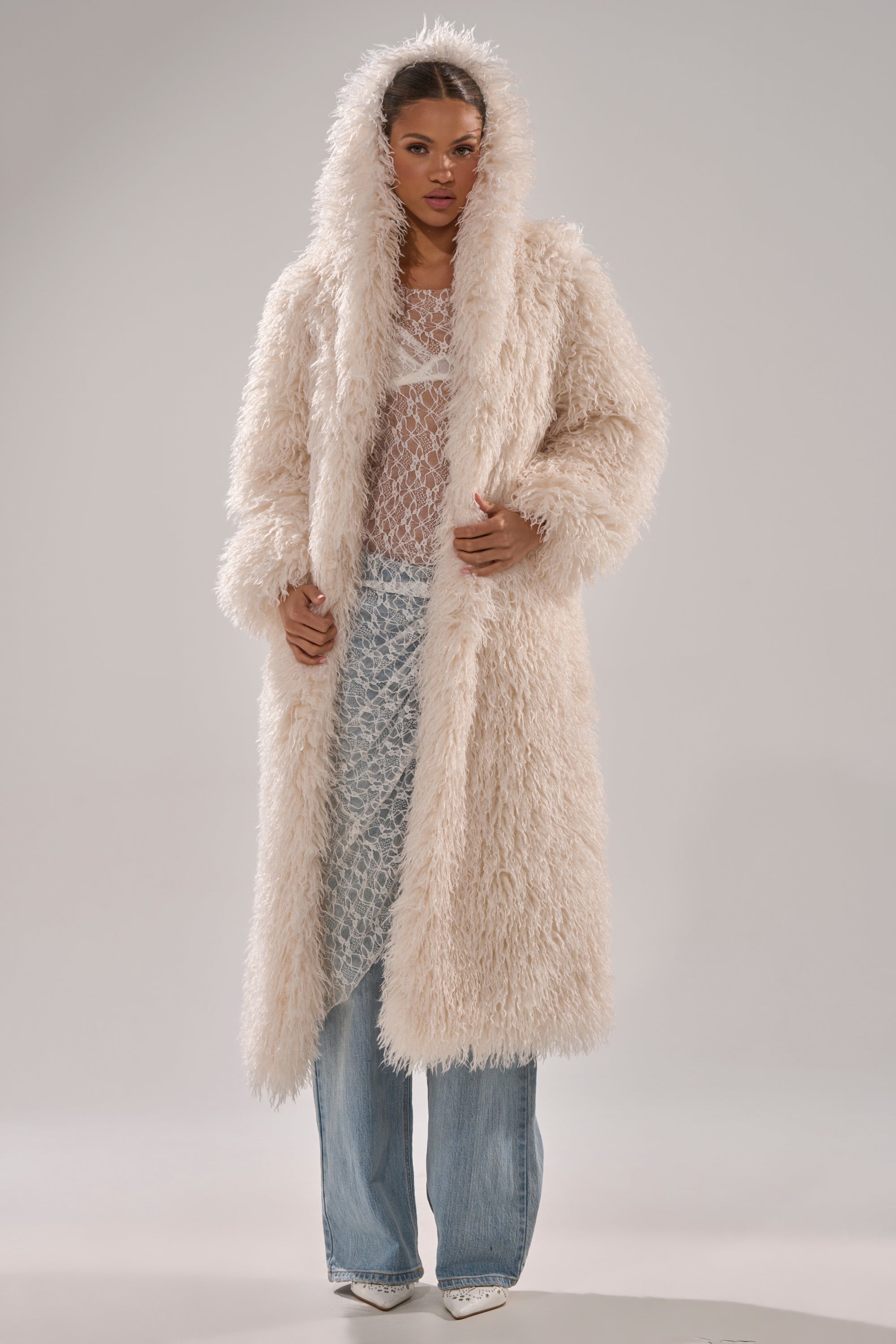 SCARLETT FAUX FUR COAT