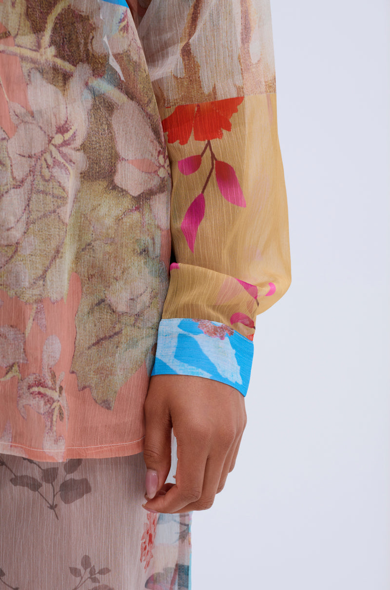 LILY CHIFFON BUTTON DOWN TOP