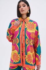 TROPICAL DREAMS BUTTON UP SHIRT